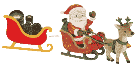 Ông già Noel cưỡi tuần lộc