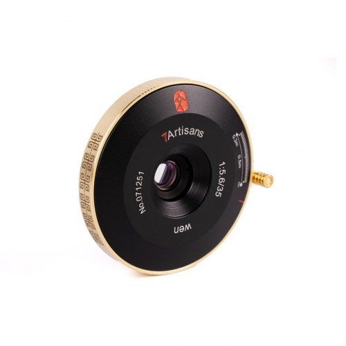 Ống kính 7Artisans 35mm f/5.6 For Leica M (Black + Gold) | Chính hãng