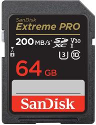 THẺ NHỚ SD SANDISK EXTREME PRO 64GB 200MB/S U3 V30