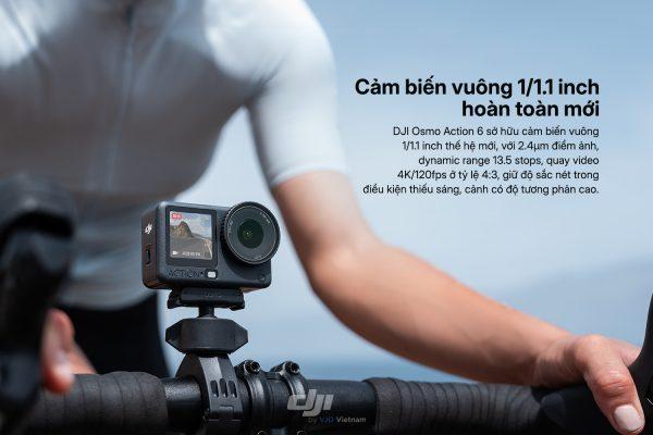 Máy quay hành trình DJI Osmo Action 6 Standard Combo Máy quay hành trình DJI Osmo Action 6 Standard Combo