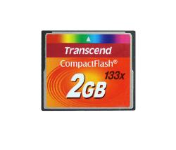 Thẻ nhớ Transcend CF Compact Flash 2GB 133X (CŨ)