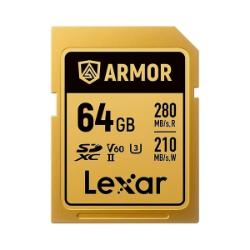 Thẻ nhớ SDXC Lexar ARMOR UHS-II U3 64GB 280MB/s GOLD Series LSDAMGL064G-RNNNG