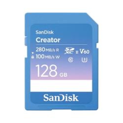 Thẻ nhớ SDXC SanDisk Creator UHS-II V60 128GB 280MB/s SDSDXEP-128G-GNCIS