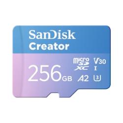 Thẻ nhớ MicroSDXC SanDisk Creator 256GB 190MB/s SDSQXAV-256G-GN6MS