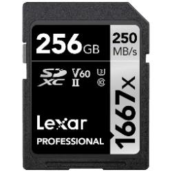 Thẻ nhớ SD 256GB Lexar Professional 1667x UHS-II V60 250/120MB/s