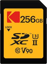Kodak SDXC 256GB UHS-II U3 V90 Ultra Pro Memory Card