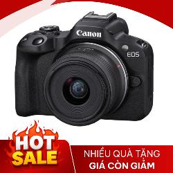 Máy ảnh Canon EOS R50 (Đen) kèm lens RF-S 18-45mm f/4.5-6.3 IS STM | Chính Hãng