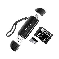 Đầu đọc thẻ nhớ MicroSD/SD Lexar USB 3.2 Type-A/C LRW310X-BNBNG